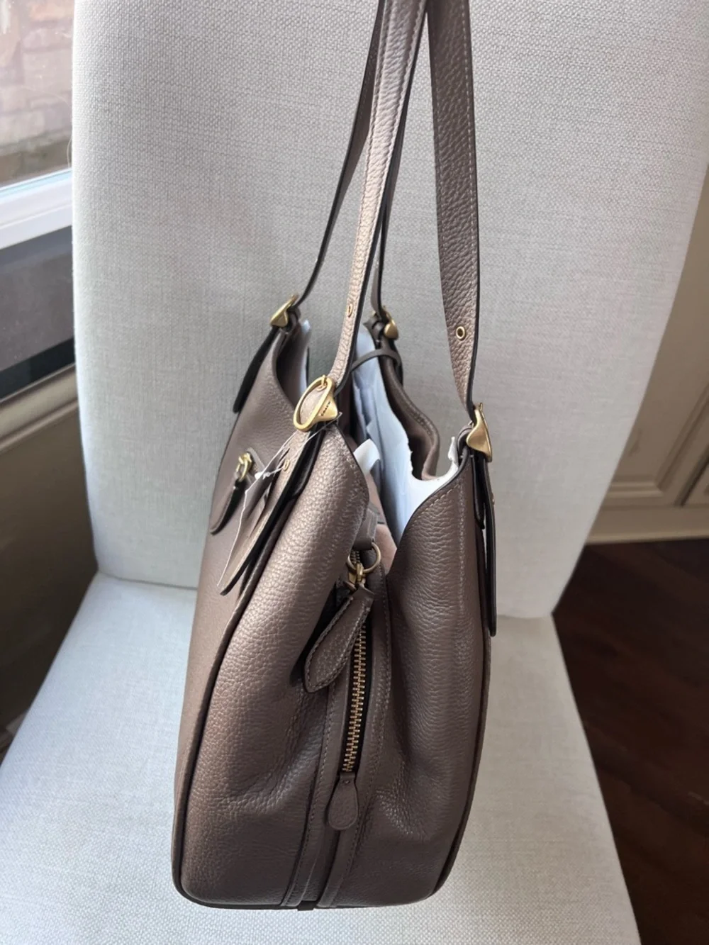 Coach Bella dark stone - brand new never carried - Picture 3 of 5